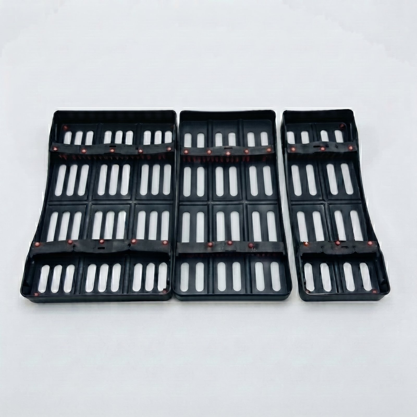 Plastic Dental Sterilization Cassette Box Tray Rack 5/7/10 Instruments Autoclave