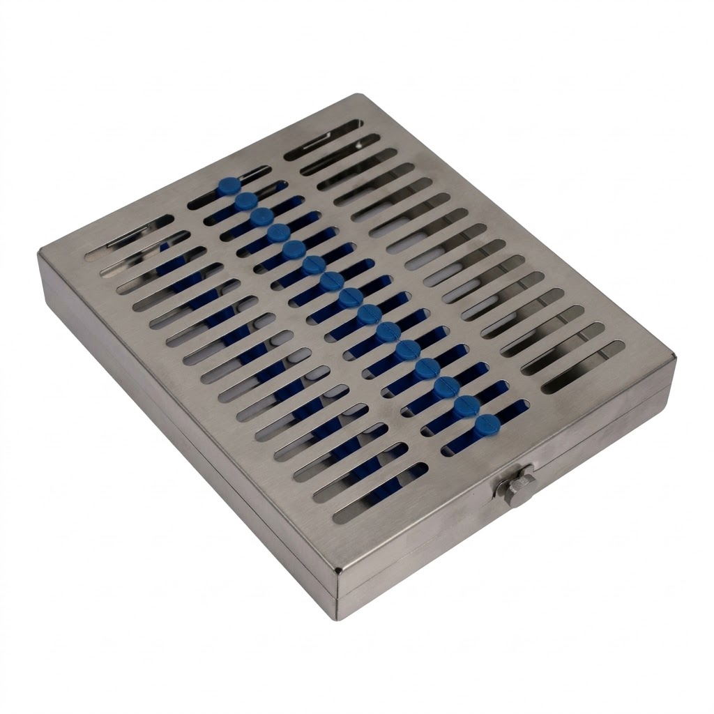 Dental Sterilization Cassette Autoclave Tray Removable Rack 5 7 10 15 20 Instrument - Image 8