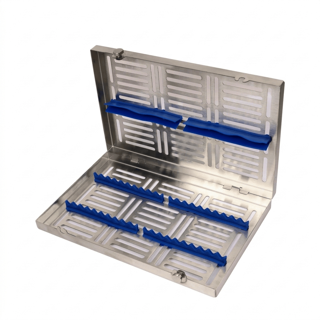 Dental Sterilization Cassette Autoclave Tray Removable Rack 5 7 10 15 20 Instrument - Image 11