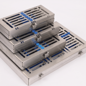Dental Sterilization Cassette Autoclave Tray Removable Rack 5 7 10 15 20 Instrument