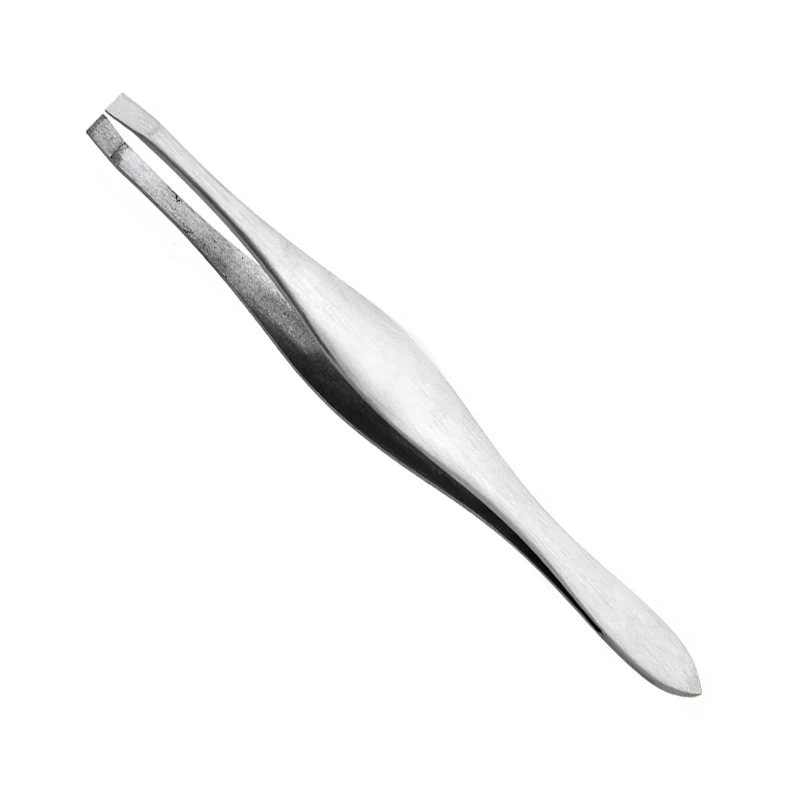Wide Contoured Eyebrow Tweezers