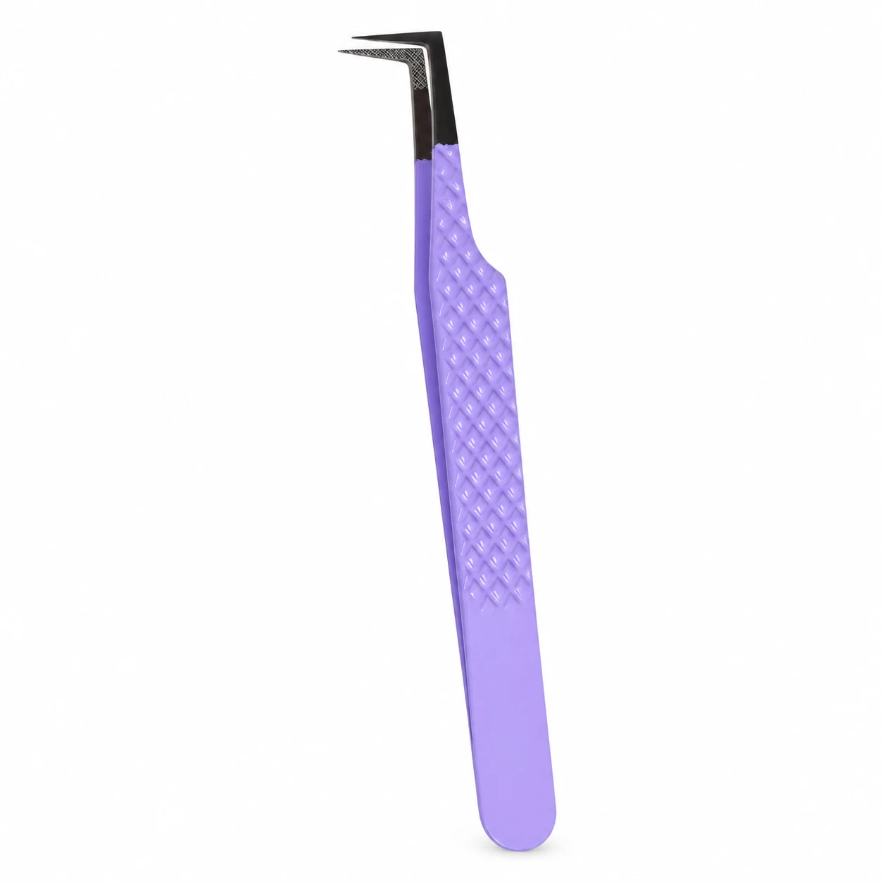 L-Shape Fiber Tip Lash Tweezers
