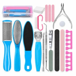 Pedicure Tool Kit with Storage Box