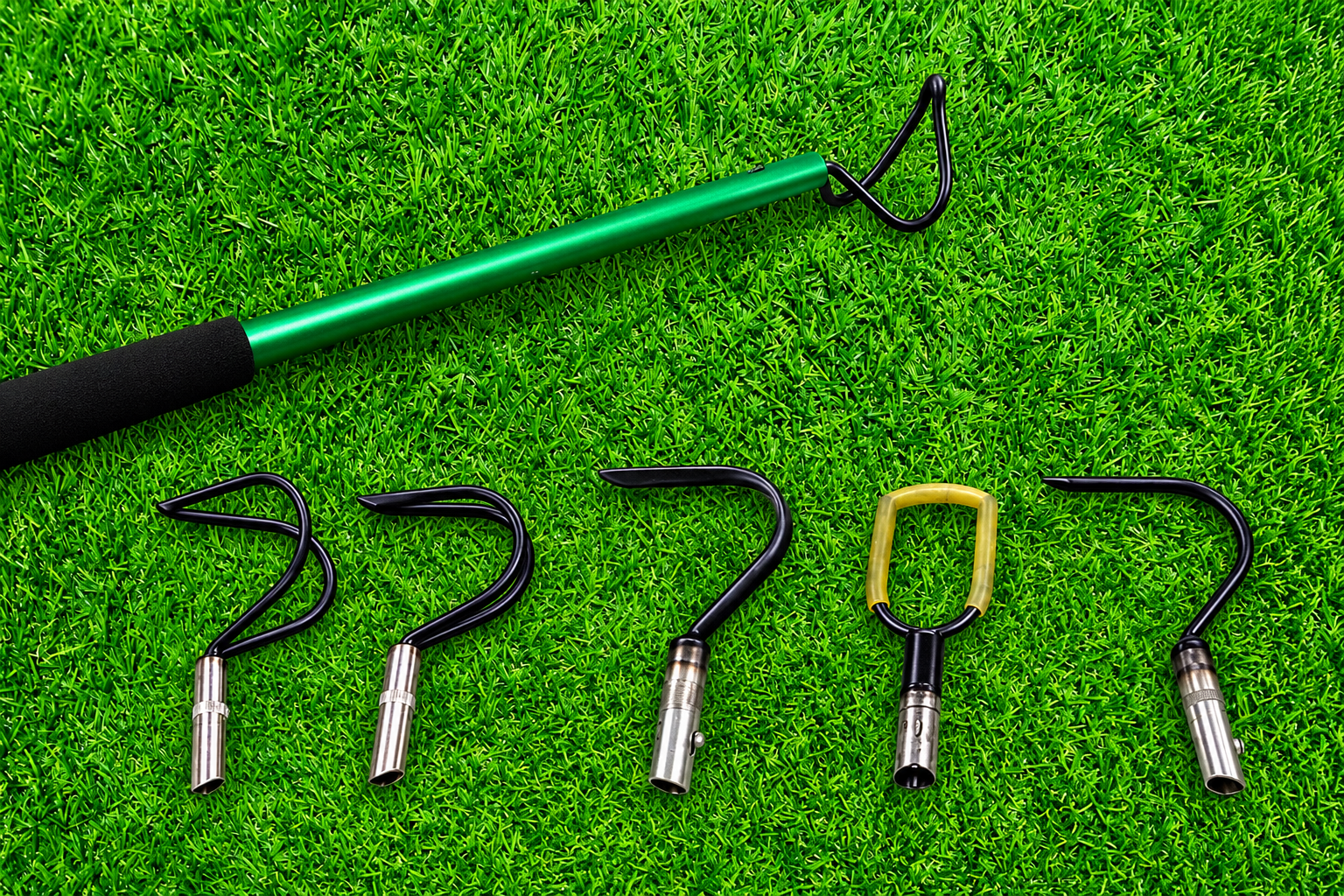Interchangeable-Head Snake Hook Set