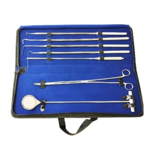 Equine Periodontal Instruments Set with Forceps
