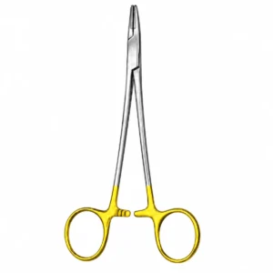 Crile Wood TC Needle Holders Serrated Jaws with Ring Handle